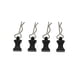 thumbnail image 1 of RC Crawler Shell Clips Pins Decoration Reemplazar la parte 1/10 1/8 Kit de repuestos de mejora Reemplazo de accesorios para TRAXXAS TRX4 Negro Pack of 4 seitruly FN001150-02, 1 of 7