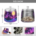 thumbnail image 2 of Yayeee Ashtray with Lid for Cigarette Smokeless Stainless Steel Home Ash Holder, Purple Neon Road, 2 of 7