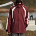 thumbnail image 2 of JHLZHS Fleece Jacket Men Men Windproof and Raglan Jacket Sports Breathable Hooded Jacket Casual Loose and Comfortable Jacket Plaid Jacket 403, 2 of 4