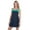 Navy Aqua, variant on Swim 365 Women's Plus Size Two-Piece Colorblock Swim Dress