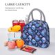 thumbnail image 5 of Disketp Skull blue crystal flower Bolsa Térmica para Almuerzo, Lonchera con Abertura Amplia y Gran Capacidad, Organizador Reutilizable para Mujeres, Hombres y Adultos, 5 of 6