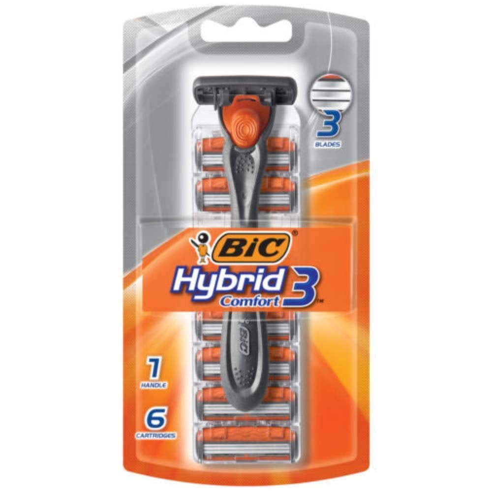 BiC Hybrid Advance for Men, Shaver System 1 ea (Pack of 4)