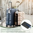 thumbnail image 5 of Uxcell Luggage Tag Loops, Luggage Straps Worm Loops Fitting For Bag Tags - Suitcase Label - ID Card Clear, 5 of 7