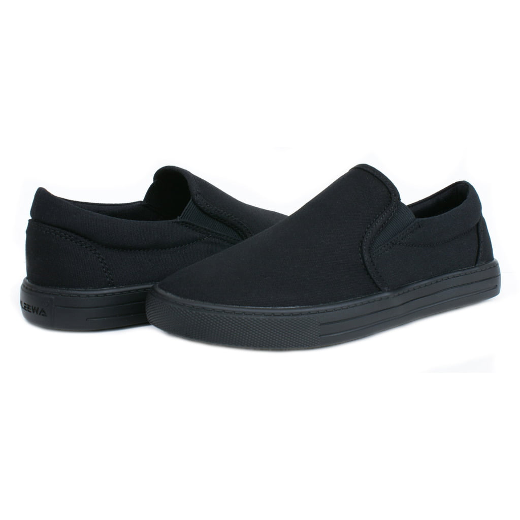 womens black slip resistant shoes