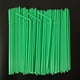 thumbnail image 1 of Nvzi 100 pajitas desechables de plástico flexibles para jugo, leche, té, color verde, 1 of 5