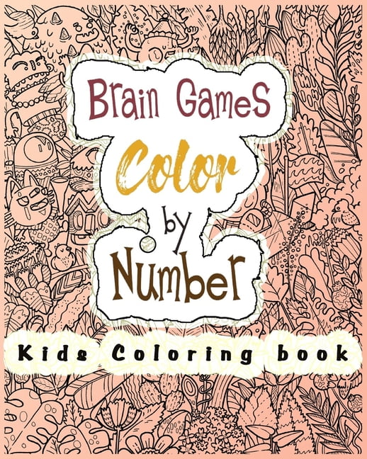 Brain Games Color by Number Brain Games coloring and activity book