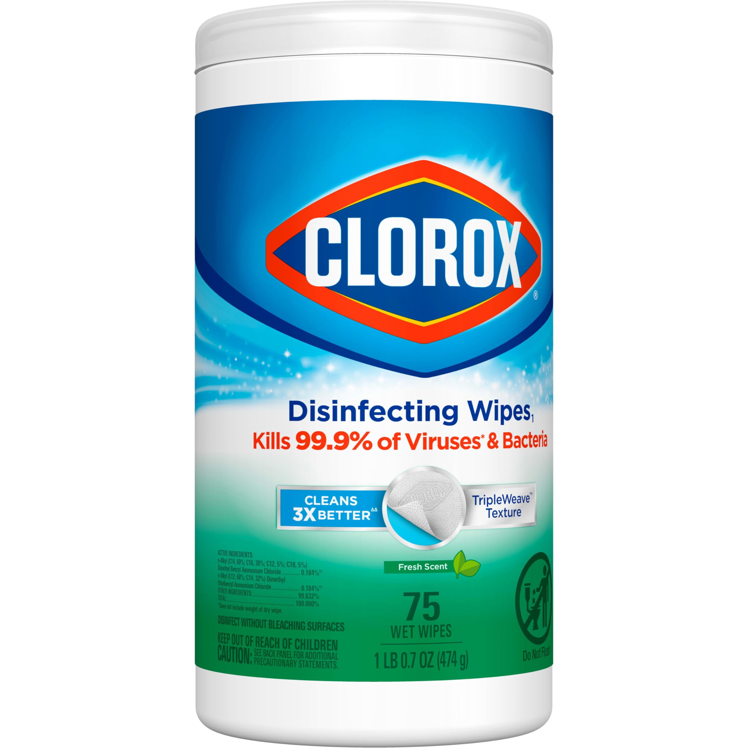 disinfecting wipes, 7 x 8, fresh scent, 35/canister, 12/cartondisinfecting wipes, 7 x 8, fresh scent, 35/canister, 12/carton