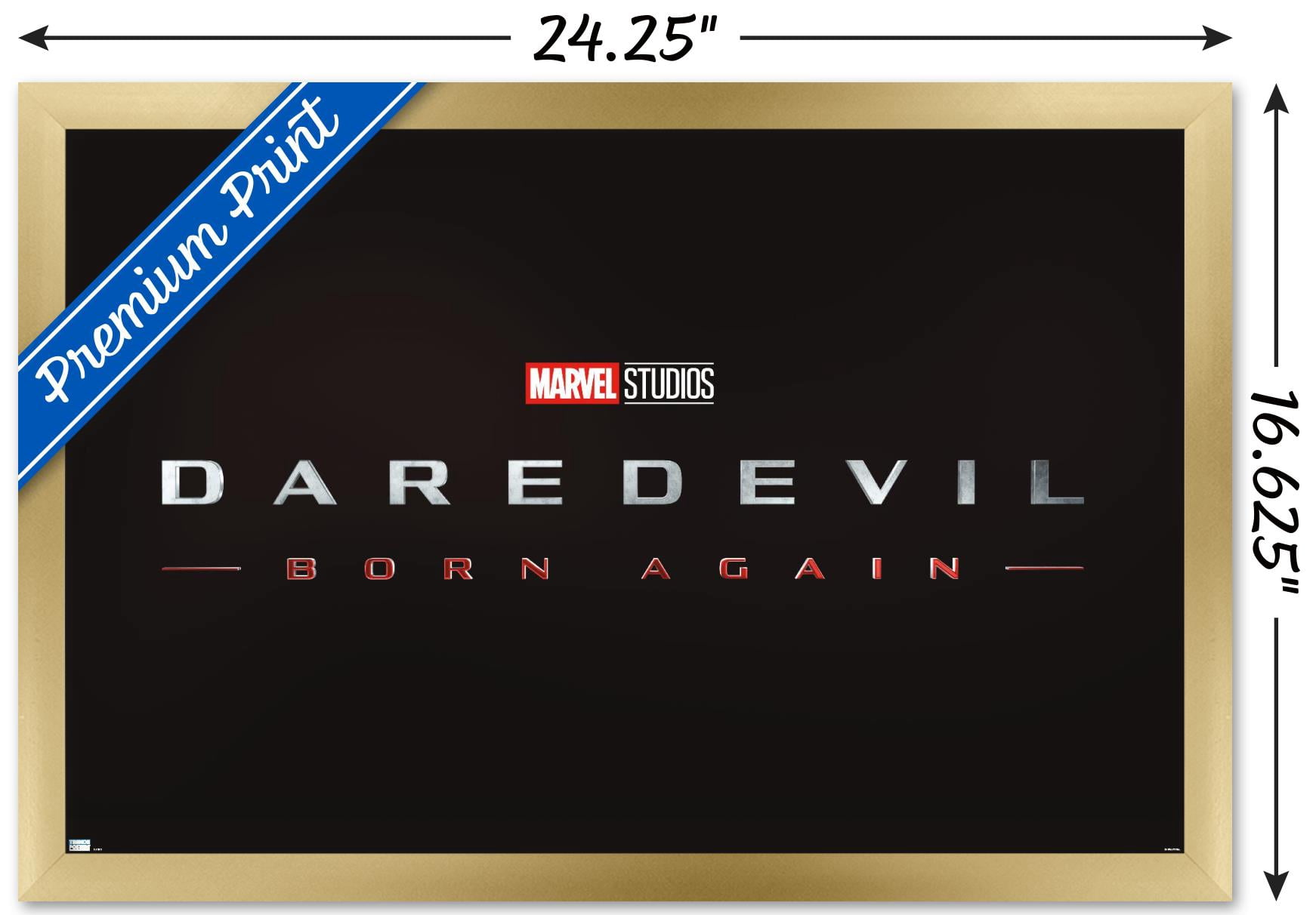Marvel Daredevil: Born Again - Logo Wall Poster, 14.725" x 22.375" Framed