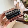 thumbnail image 4 of Wallet Case Compatible With Samsung Galaxy Z Flip 4, Pu Leather Cover With Shoulder Strap & Card Slot, 4 of 5