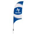 thumbnail image 1 of Showdown Displays 810028USAF-003 7.5 ft. Air Force Falcons Razor Feather NCAA Flag with Spike Base - No.003, 1 of 1