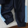 thumbnail image 5 of Boys Outfits Patchwork Print Hooded Long Sleeve Hoodie And Jogger Pants 2 Piece Daily Wear Boys' Clothing Sets Size 9-12 Months, 5 of 9