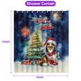thumbnail image 5 of Merry Christmas and Happy New Year Santa Collie Holiday Xmas Winter 2025 Shower Curtain Collie Dog Lover Gifts Idea Waterproof Bathroom Bathtub Curtain - 00024, 5 of 5
