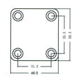 thumbnail image 4 of lionlar 2Pieces Mini Neck Plate For ST Electric Guitar Bass Replacement, 4 of 9