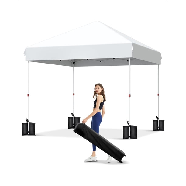Heavy - duty, portable instant pop - up canopy tent con wheeled carry bag para uv protection