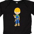 thumbnail image 4 of Inktastic Construction Worker, Blond Hair, Boy With Hammer Boys Long Sleeve Baby Bodysuit, 4 of 5