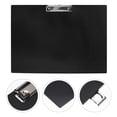 thumbnail image 3 of A3 Horizontal Clipboard Drawing Paper Clip Pad Thick Plastic Writing Pad Office File Folder Clip (Black), 3 of 9