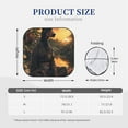 thumbnail image 3 of Wukai Sunset Meditating Doberman Car Front Windshield Sun Shade,Sun Visor Shield Block Automotive Interior Protector Blocks UV Rays-Medium, 3 of 6