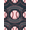 Pink Gray, Pattern 1, variant on ODIKA Softball Sport Personalized Name Design With Stitched Seam Accent Border Pet Friendly & Kids Safe Play for Playroom, Bedroom, Reading Nook