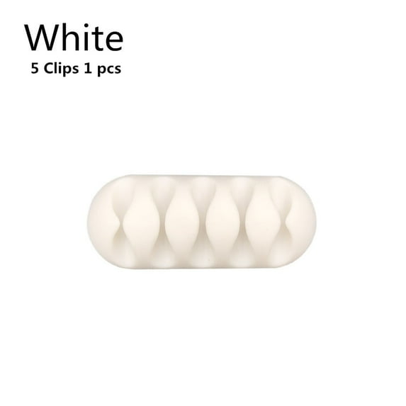 Silicone USB Cable Organizer Cable Winder Desktop Tidy Management Clips Cable Holder for Mouse Headphone Wire Organizer