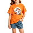 thumbnail image 2 of Weebloom Kids Halloween T-Shirts For Boys Girls Cute Pumpkin Graphic Funny Short Sleeve Spooky Season Tees Toddler Clothes,Size 2-14 Y, 2 of 4