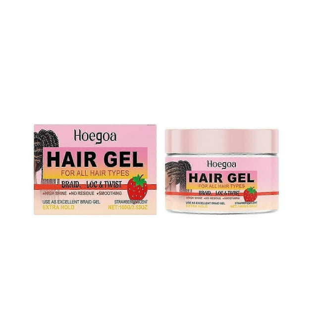 Hoegoa Hair Weaving Hair-Styling Gel Moisturizing Hair Styling Refreshing Luster Dreadlocks Setting Gel