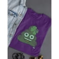 thumbnail image 3 of Lucky Clover - Emoji Poo Graphic Women's T-shirt, 3 of 4