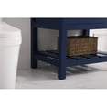 thumbnail image 5 of 30 inch single bathroom vanity in blue, 5 of 8