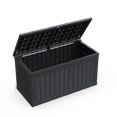 thumbnail image 2 of 230 Gallon Black Deck Box - Xxl Outdoor Storage for Patio Furniture & Pool Equipment, 58" X 32" X 34", 2 of 5