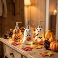 thumbnail image 6 of Ceramic Halloween Pumpkin Ghost Shape Squeeze Bottle, Holiday Kitchen Bathroom Decorative Dispenser Bottle 9.4*16.8cm, 6 of 6