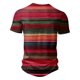 thumbnail image 3 of Camisas de Manga Larga para Hombres Casual Impreso Poliéster Botón Abajo Blusa, Cuello Redondo para el Uso Diario, Al Aire Libre Y de Fiesta, 3 of 5