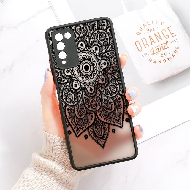Funda dura mate con Mandala para Huawei Honor 50 SE 60 Pro 8X 10X Lite 30 20 9A Fivean unisex