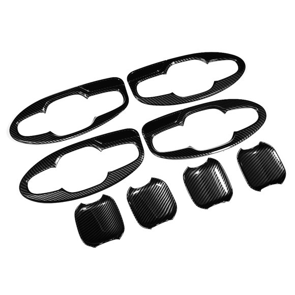 Door Handle Bowl Cover Trim Door Handle Bowl Insert Plate Trim 8pcs Car Door Handle Bowl Insert Plate Trim Fit For SK 2019