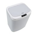 thumbnail image 1 of Bathroom Trash Can, Plastic Automatic Trash Can Touchless Trash Can with Quick Response Easy to Operate Kitchen Waste Bins Large Capacity Electric Induction Trash Can for Home 16L, 1 of 8