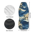 thumbnail image 6 of Uourmeti Tropical Floral & Palm Tree Print Car Seat Cover Anti-Slip Seat Covers for Cars Non Slip Anti-Scratch 1 Pieces Set Compatible with Automobile Vehicle, 6 of 6