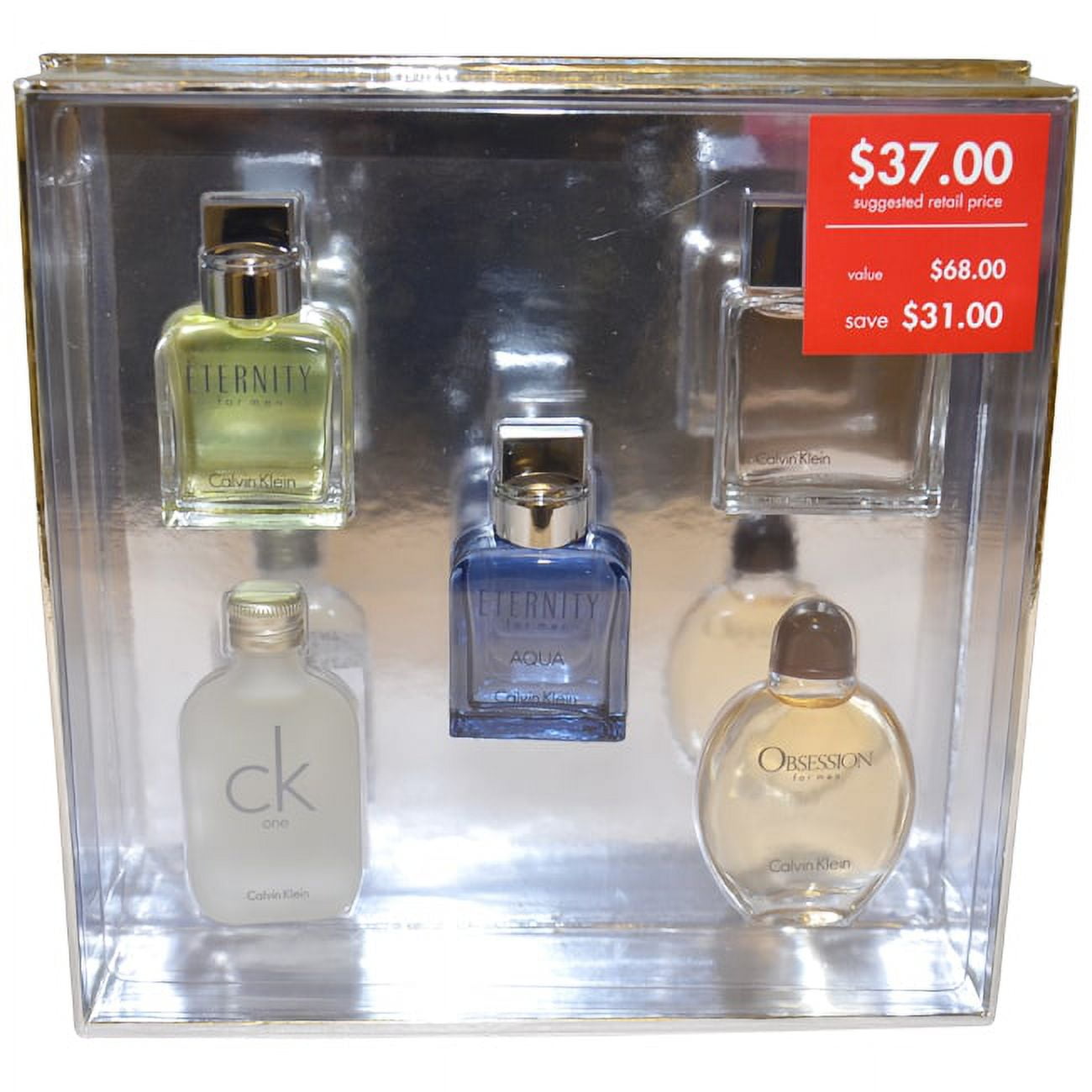 Calvin Klein Miniature Collection Gift Set for Men, 5 Pieces - EVE