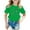Green, variant on XEGLSBU Girls Shirts Size 10-12 Dressy Girls Casual Short Sleeve Crewneck Tee Top Comfortable Basic Shirt for Children Soft Blend Apparel Girls T Shirt White Size 7-8 Years