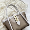 thumbnail image 4 of Bolsa bandolera de moda de gran capacidad con asa superior para mujer (blanco) Sywqhk Para Estrenar, 4 of 9