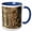 Blue/White, variant on 3drose, Awesome Red Shouldered Hawk in Tree Photography, 15oz Mug