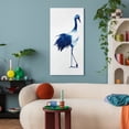 thumbnail image 5 of Empire Art Direct Ink Drop Crane 1 Frameless Free Floating Tempered Glass Panel Graphic Wall Art, 48" x 24" x 0.2", Ready to Hang, 5 of 9