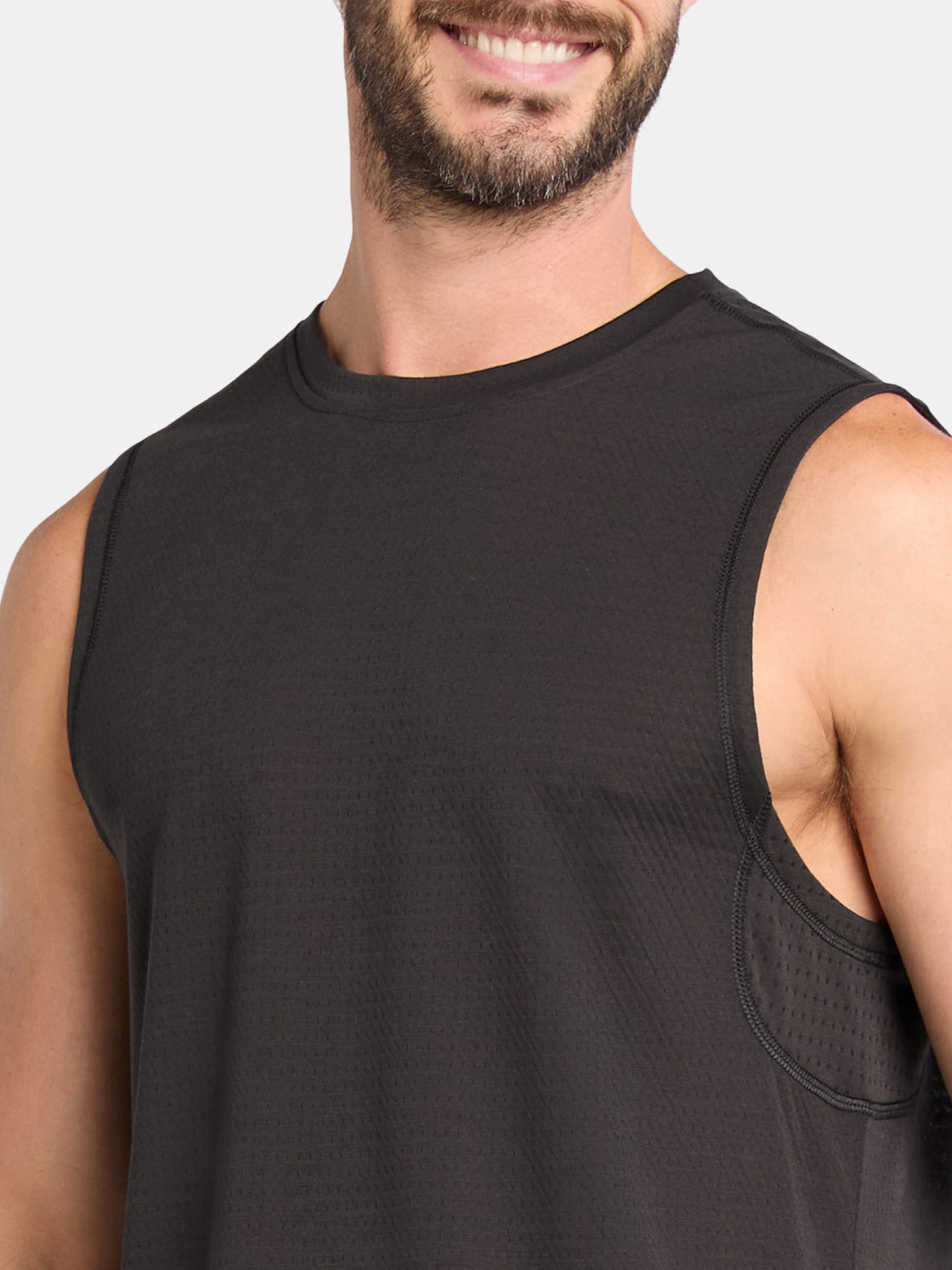 Athletic Works Men's and Big Men's Mixed Media Tank Top, Sizes XS-5XL
