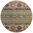 thumbnail image 2 of Addison Rugs Chantille Indoor/Outdoor Transitional Global Paprika Washable Round Rug, 8' x 8', 2 of 6