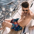 thumbnail image 2 of luoweisi Men's Beach Shorts Quick Dry Swim Trunks with Mesh Lining Seahorse XL, 2 of 5