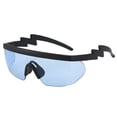 thumbnail image 1 of Gafas de sol de moda con forma de rayo para hombres y mujeres, gafas de sol de montura grande para deportes al aire libre, 1 of 5