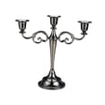 thumbnail image 1 of Candelabro Macarena Decorativo de Metal 3 Brazos Negro, 1 of 8