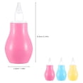 WIQUOKETT Haakaa Silicone Baby Nasal Aspirator Nose Bulb Syringe Easy
