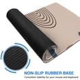 thumbnail image 6 of Long Mouse Pads for Desk,Brown Boho Geometric and Plant Pattern Desk Mats on Top Of Desks, Desk Mouse Pad Extra Large with 3mm Non-Slip Base and Stitched Edge for Gaming,Office,Work,Home 31.5"x11.8", 6 of 6