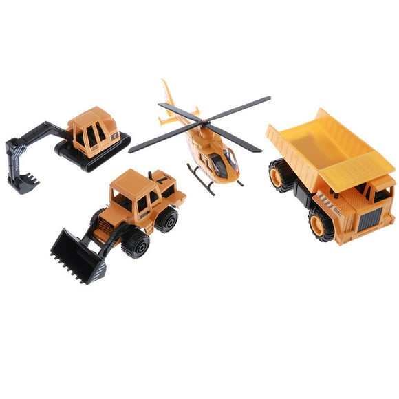 Boy Truck Vehicle Kids Child Toy Forklift Bulldozer Crane Fire Engine