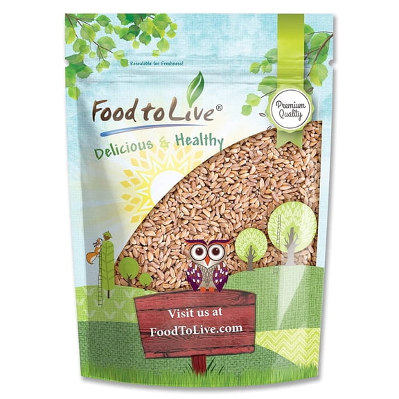 Italian Pearled Farro, 6 Pounds  Raw, Vegan, Kosher  by Food to Live