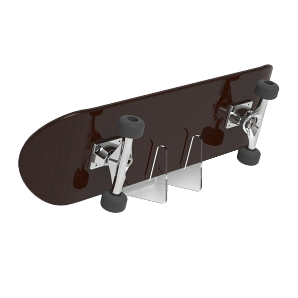 Skateboard Wall Mount Display Rack 1 Pair Skateboard Bracket Wall-Mounted Skateboard Wall Hanger Display Rack for Skateboard 