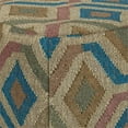 thumbnail image 5 of Simpli Home Johanna Boho Square Pouf in Multi-Color KILIM Woven Jute, 5 of 6